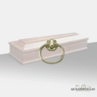 Funerale su misura maniglie 2025 maniglia 112 s luc maniglia ad anello in ottone con cromatura dorata lucida.